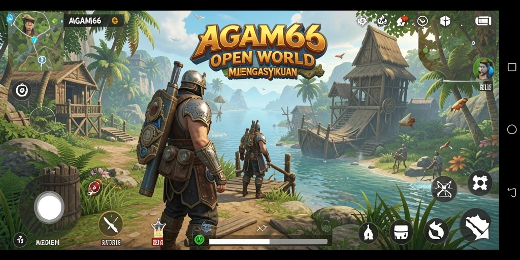 Tampilan gameplay AGAM66 yang menakjubkan dalam dunia Open World.