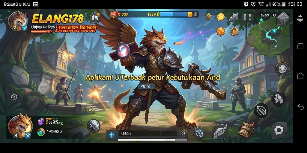 Antarmuka ELANG178 yang ramah pengguna dan fungsionalitas lengkap.