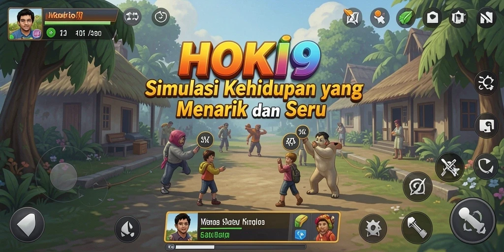 Tangkapan layar menampilkan gameplay menarik dari HOKI9.