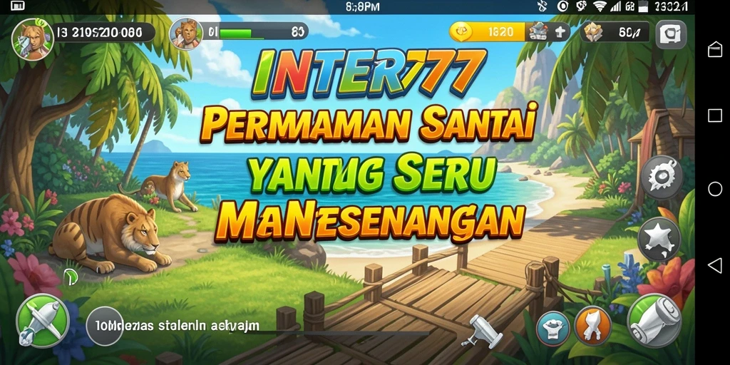 Screenshot gameplay INTER77 menampilkan momen seru dalam permainan casual.