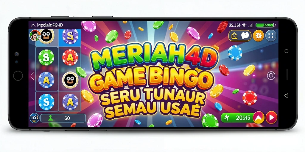 Tampilan gameplay MERIAH4D dengan suasana Bingo yang seru.