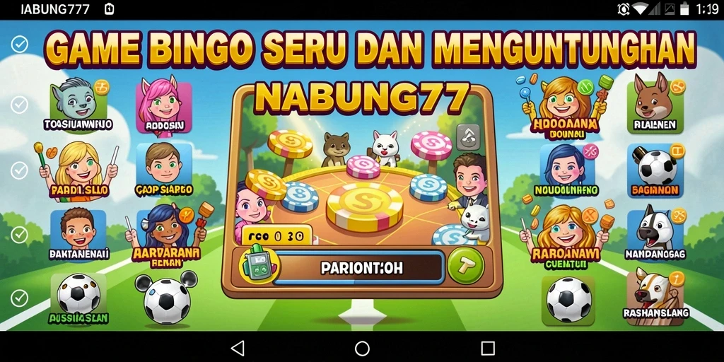 Tampilan gameplay NABUNG77 yang menarik dan seru.