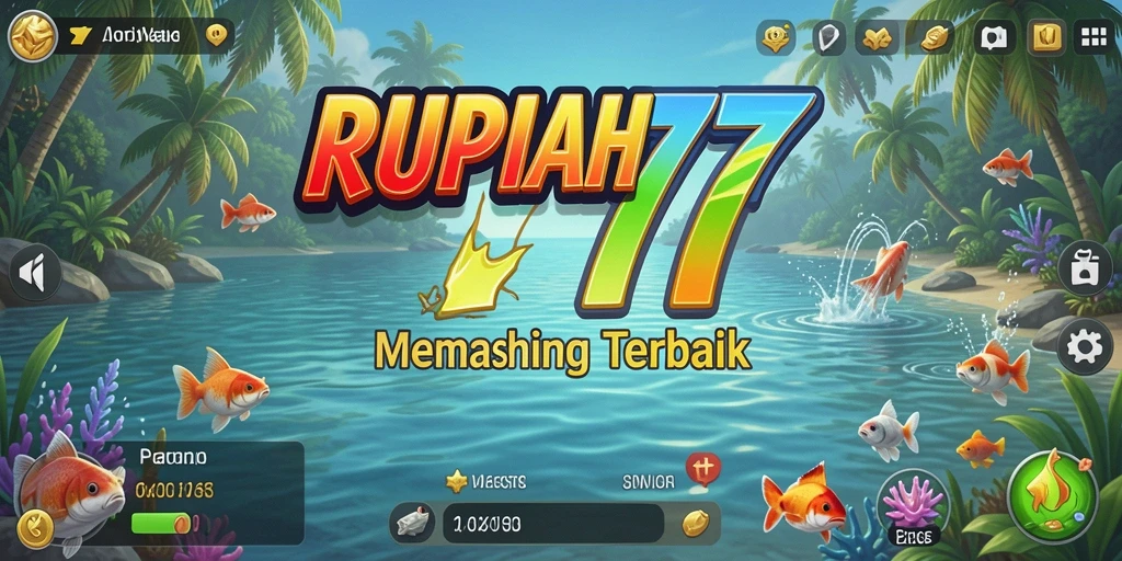 Tampilan gameplay <strong>RUPIAH777</strong> yang menampilkan aksi memancing seru.