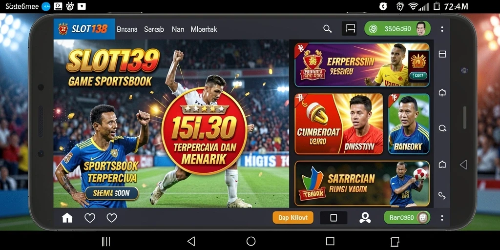Tampilan menarik dari gameplay live Sportsbook SLOT138.