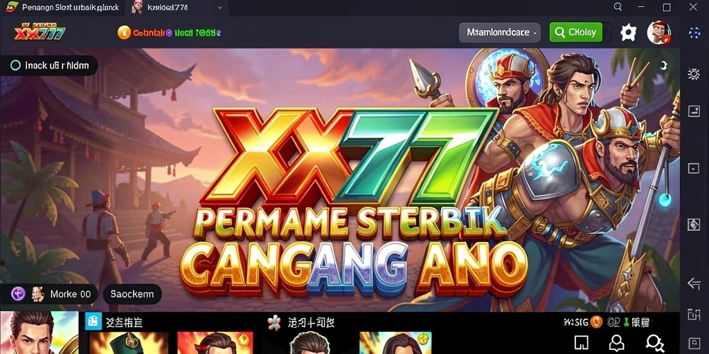 Tampilan gameplay Slot yang menarik dan mendebarkan di XXX777.